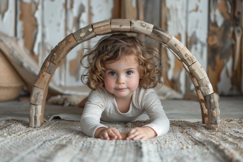 L’arche en bois : un jouet polyvalent inspiré de la pédagogie montessori