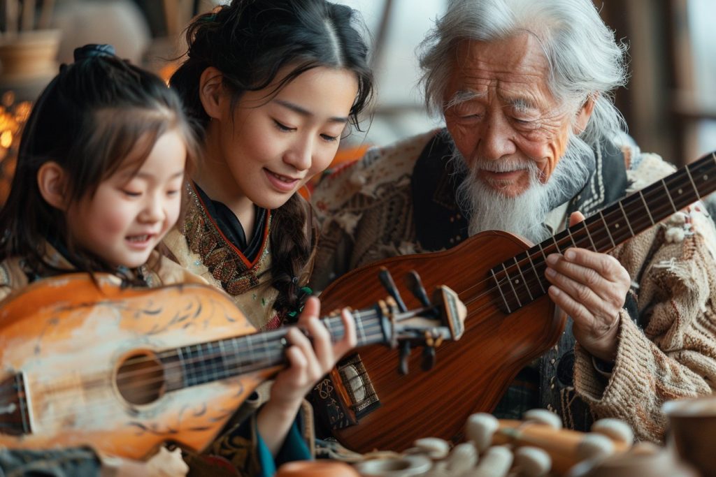 Les traditions musicales transmises de génération en génération