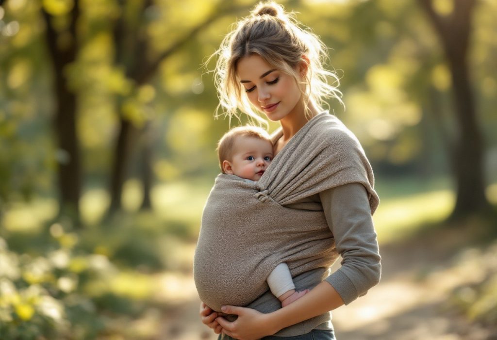Comment porter bébé en toute sécurité avec une écharpe de portage