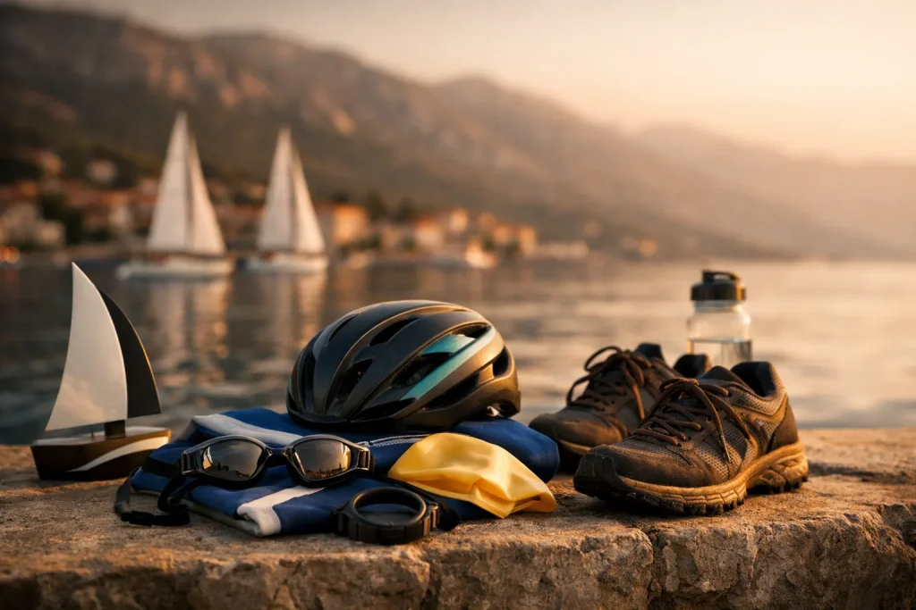 Grands événements sportifs en Dalmatie avec voile triathlon et running