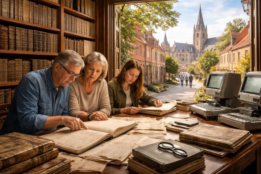 Découvrir la généalogie dans le Nord-Pas-de-Calais avec visites archives et circuits patrimoniaux