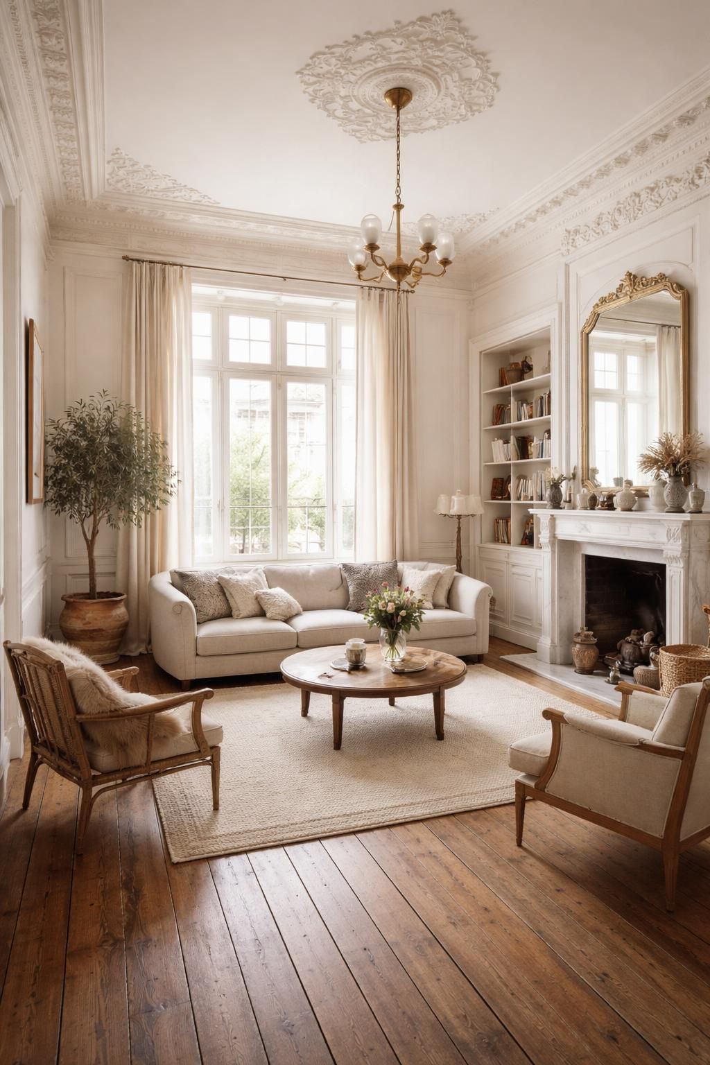 découvrez comment restaurer une maison de famille en mettant en valeur son charme authentique grâce à un plancher ancien et des moulures décoratives d'époque, alliant tradition et élégance.