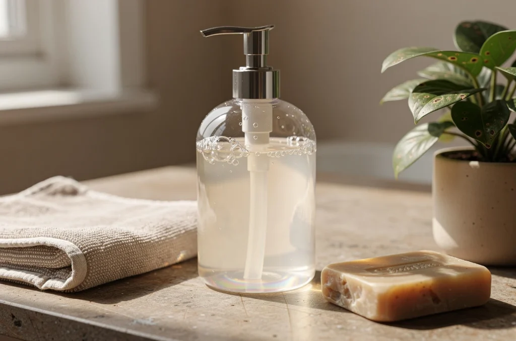Les avantages du savon liquide pour toute la famille