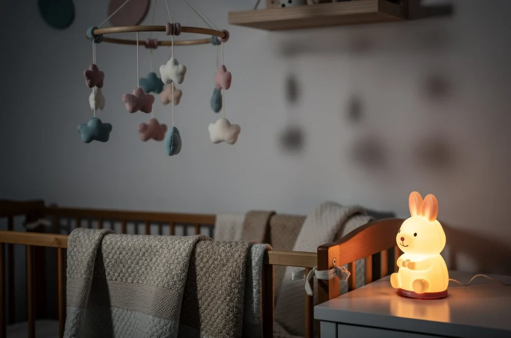 Mobile bébé, veilleuse bébé : comment bien choisir pour accompagner les nuits de bébé