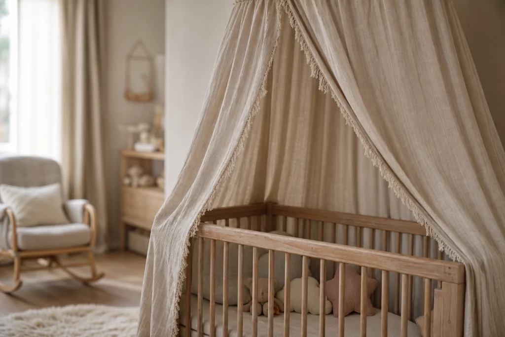 Ciel de lit pour bébé : allier praticité et décoration dans la chambre