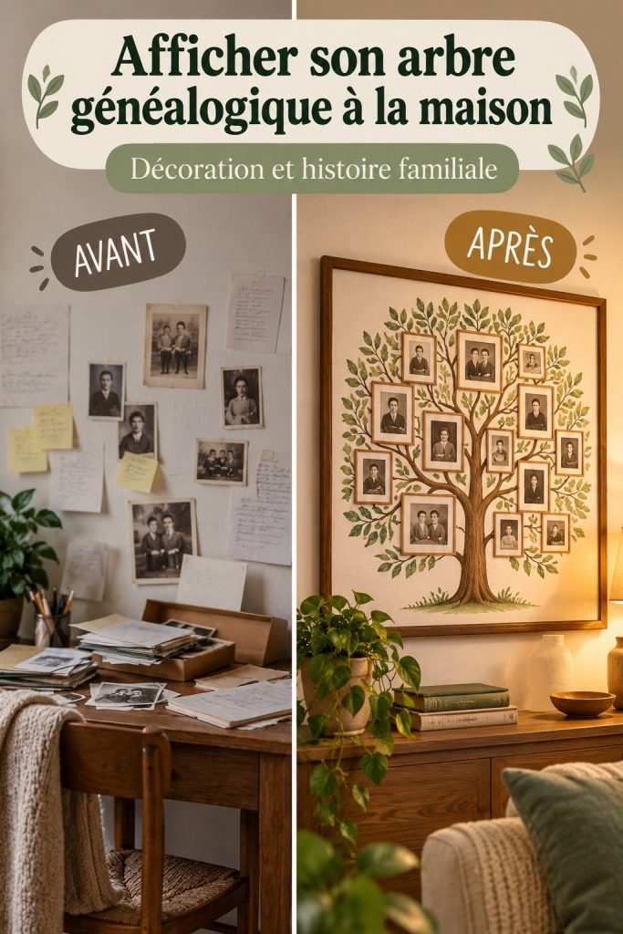 Affichez votre arbre généalogique chez vous avec élégance